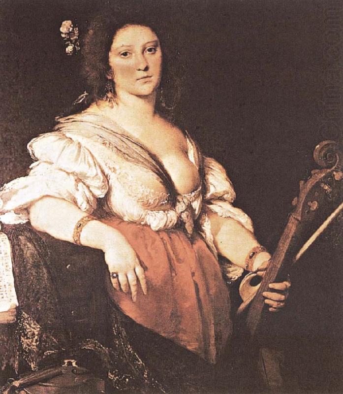 Bernardo Strozzi Bernardo Strozzi, Joueuse de viole de gamb china oil painting image